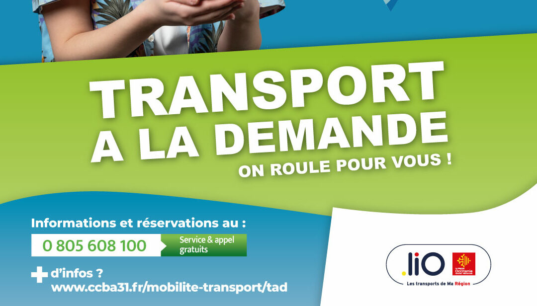 Transports à la demande : depuis le 14 octobre, on roule pour vous !